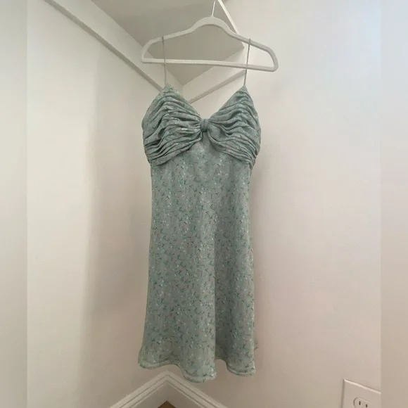 Divine Heritage XS Silk Floral Mini Dress - Picture 4 of 6